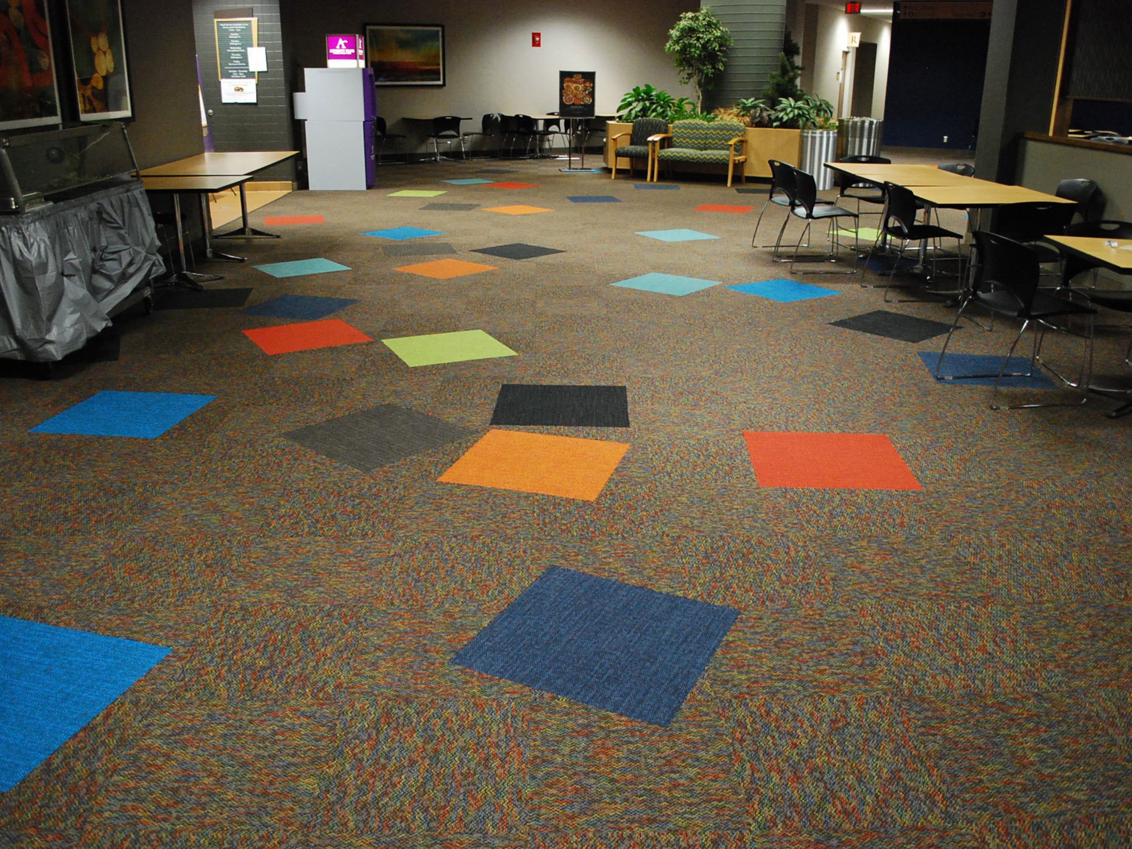 Colored Tile Carpet